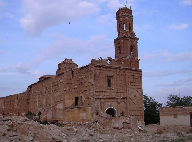 Belchite Spagna città fantasma
