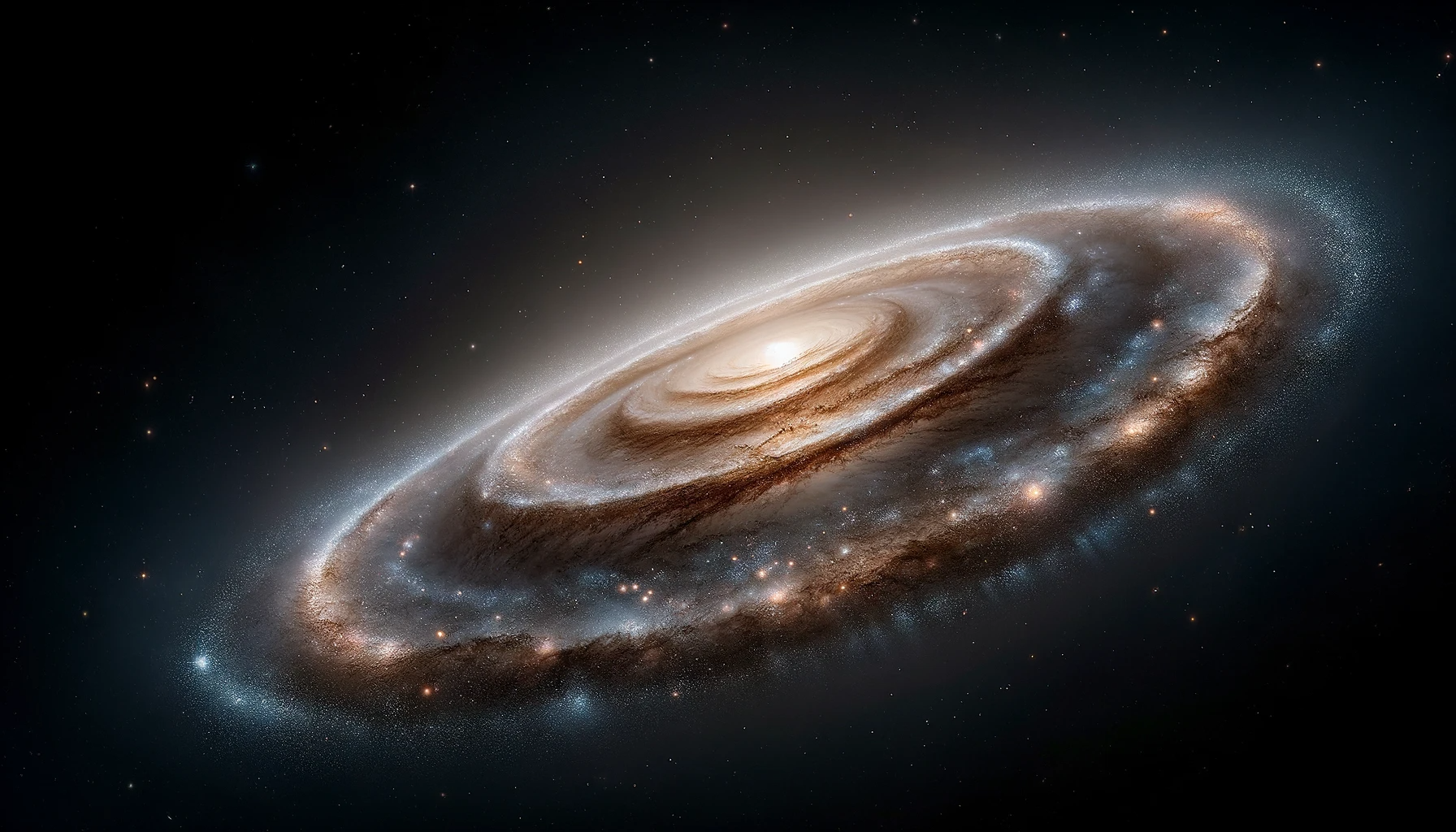  La Galassia Sombrero, evidenziando il suo bordo di polvere e la struttura a spirale.