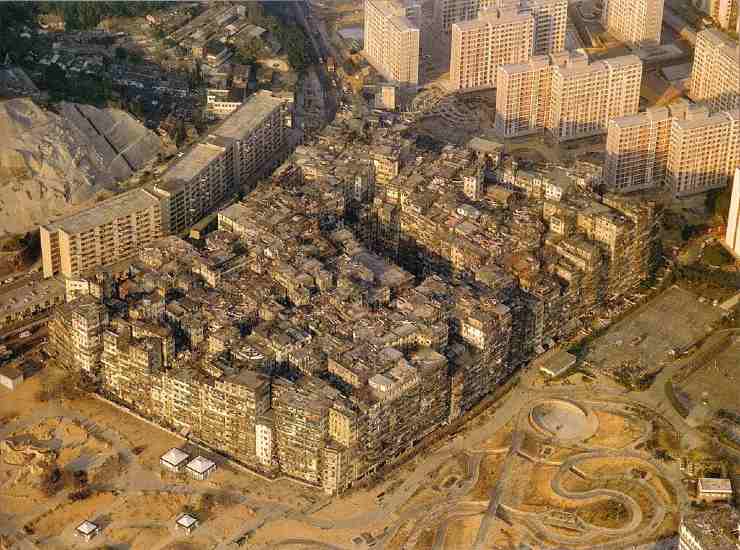 Kowloon città fantasma Hong Kong