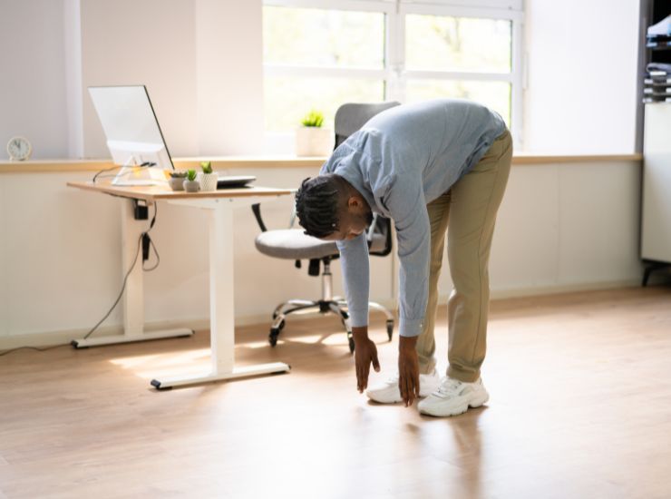 stretching in ufficio