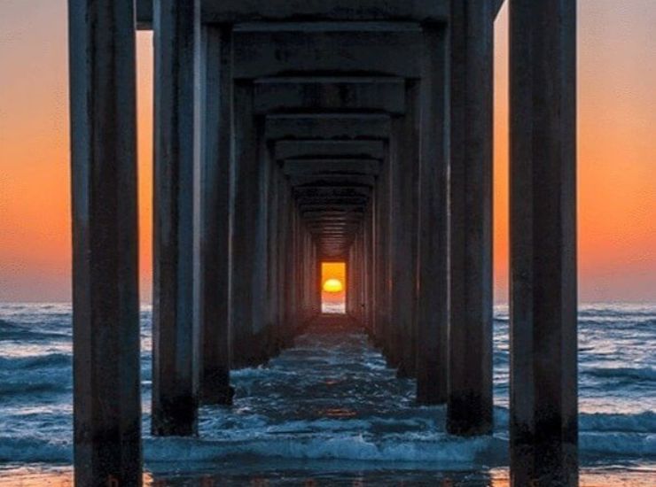 Tramonto al mare