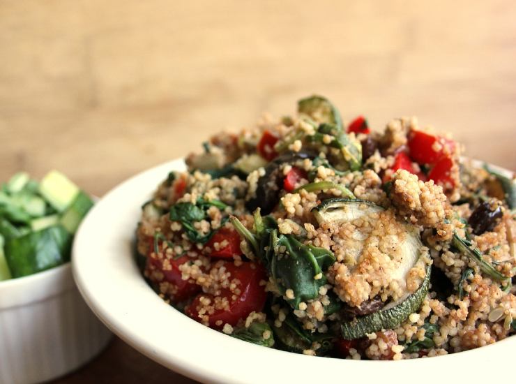 Cous cous con verdure arrostite tra i piatti a basso contenuto calorico