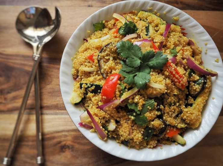 Quinoa con verdure grigliate tra i piatti a basso contenuto calorico