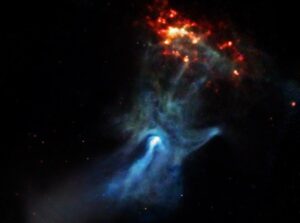 pulsar astronomia mano Dio 