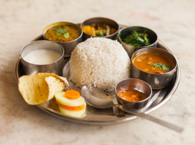 piatto tipico nepalese