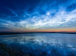 nubi nottilucenti crepuscolo alba