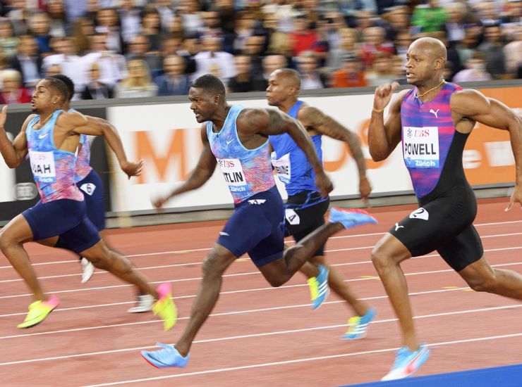 Asafa Powell vs Justin Gatlin 100 metri piani