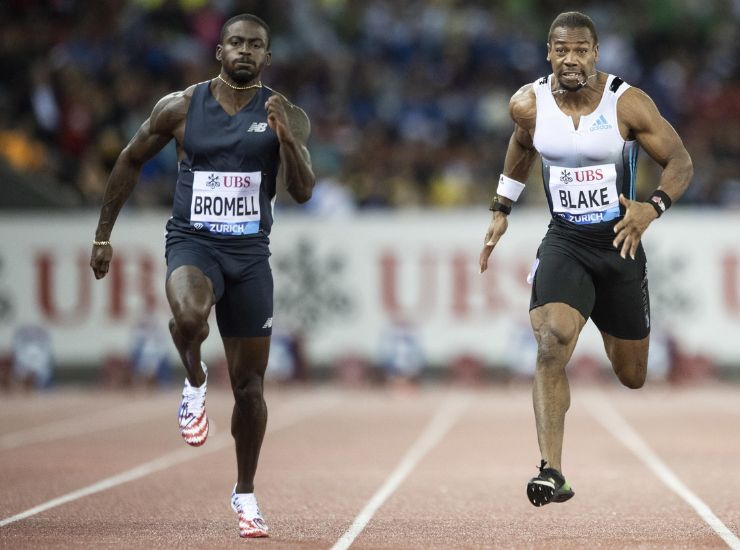 Bromell vs Blake 100 metri piani