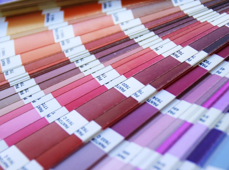 sfumature di colori viola