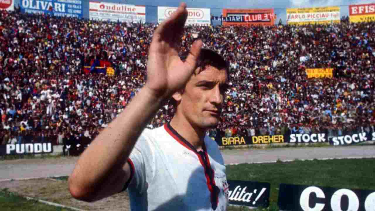Gigi Riva Cagliari identità cultura calcio