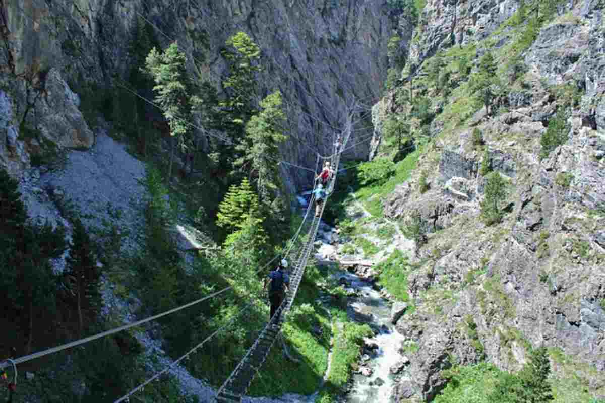 Ponte tibetano più lungo